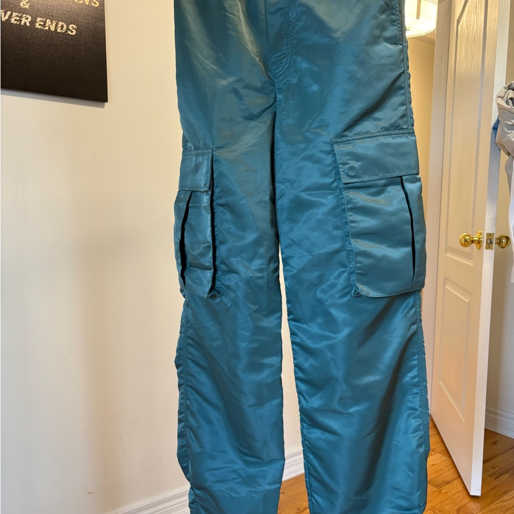 Acne Blue Cargo Pants